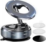 Vakuum-Saugnapf-Telefonhalterung, 360&deg; verstellbarer magnetischer Telefonhalter im Taschenformat, faltbare und tragbare Autohalterung, kompatibel mit iPhone MagSafe Serie und allen Telefonen