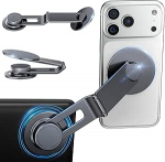 Handyhalterung Auto Magsafe f&uuml;r Tesla Model 3/Y, Faltbare Versteckte Auto Handyhalterung mit Starkem Magneten f&uuml;r iPhone 17/16/15/14/13/12, 360&deg; Verstellbare Autohalterung f&uuml;r Tesla Zubeh&ouml;r