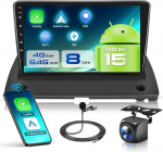 8 Core 4G + 64G autoraadio Android 15 Volvo XC90 2004-2013, 9-tolline 1280 x 720P HD IPS puuteekraaniga autoraadio koos DSP juhtmevaba Carplay Android auto GPS Wi-Fi Bluetooth FM RDS raadio tagurdamine