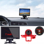7-tolline TFT LCD v&auml;rvikuvariga automonitor + 1280 x 720 pikslit 1000TV rida HD &ouml;&ouml;vaatega tagantvaate kaamera asendaja Fiat Talento/Renault Trafic/Nissan Primastar/Opel Vivaro Surfile