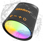 Gladorn Bluetooth k&otilde;lar RGB tuledega, 20 tundi taasesitust, stereopaaride &uuml;hendamine, intensiivne bass, IPX6 veekindel, Bluetooth 5.3, kaasaskantav k&otilde;lar koju, v&auml;ljas, telkimiseks, kingituseks