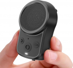 Kaasaskantav traadita k&otilde;lar (uuendatud versioon), Clip-On Wireless Pro veekindel kaasaskantav k&otilde;lar (mitte magnetiline) v&auml;ljas (must)