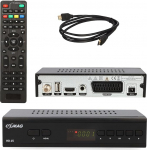 Comag HD45 V6 digitaalne HD SAT vastuv&otilde;tja koos PVR-iga (HDTV, DVB-S2, HDMI, 1080p, SCART, USB TV salvestus ja meediam&auml;ngija, Full HD, Astra eelinstalleeritud) Mustanahaline
