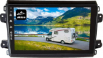 BergGPS FD-9000-F8 9-tolline satelliitnavigatsioonivahend Fiat Ducato matkaautodele (alates 2021) - matkaauto navigatsioon, DAB+ raadio, CarPlay & Android Car, parkimisrakendused, Euroopa kaardid