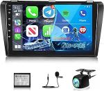Autoradio Mazda 3 2003-2009, [2G+64G] Android 9-tolline puutetundlik autoraadio traadita Carplay ja Android Car/Bluetooth/WiFi/Bluetooth/EQ/FM RDS raadioga.