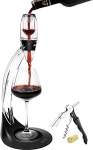 AIKARO veini&otilde;hutaja, punase veini dekanter koos veinifiltri, aluse ja korgitseriga (komplekt)