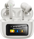 Traadita Bluetooth 5.4 k&otilde;rvaklapid, k&otilde;rvaklapid Bluetooth koos puuteekraaniga/5 EQ režiimi, Bluetooth k&otilde;rvaklapid ANC/ENC m&uuml;ravastase, 8H m&auml;nguaeg, IPX7 veekindlad spordi- ja m&auml;nguk&otilde;rvaklapid