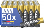 VARTA AAA patareid, Power on Demand, Alkaline, 1,5 V, hoiupakk, nutikas, paindlik, v&otilde;imas, ideaalne arvutitarvikutele, nutikodusseadmetele, valmistatud Saksamaal, 50 kaupa