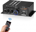 Mini Bluetooth 5.0 digitaalne v&otilde;imendi - Stereo kodu- ja autov&otilde;imendi koos USB-muusikam&auml;ngijaga