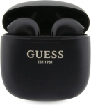 Guess Bluetooth k&otilde;rvaklapid GUTWST26PSK TWS + dokkimisjaam Must Classic EST logo