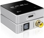 SMSL PO100 2024 192kHz USB-lt optilisele audioadapterile, XMOS XU316 Type-C USB-lt SPDIF optilisele koaksiaalmuundurile, kaasaskantav digitaalne analoogmuundur telefonile / arvutile (h&otilde;bedane)