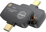 Audirect ATOM4 Portable Audio Decoder k&otilde;rvaklappide v&otilde;imendi, 3,5 mm &uuml;hepoolne ja 4,4 mm tasakaalustatud v&auml;ljund, k&otilde;rge helikvaliteet, kerge ja kaasaskantav (USB-C liides) (Hall)