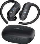 HAPPYAUDIO S1 k&otilde;rvaklapid TWS k&otilde;rvaklapid Bluetooth 5.0 juhtmevabad k&otilde;rvaklapid Sport w / k&otilde;rvakonksud Sisseehitatud mikrofoni helitugevuse reguleerimine, IPX7 veekindel higikindlus, 56 tundi m&auml;nguaega iOS Androidile