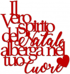 Rippuvad kirjad Christmas in the Heart - seinakaunistus Christmas for Living Room, K&ouml;&ouml;k, Magamistuba