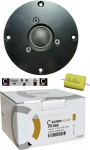 Ciare 1 x HT269 HT 269 HT 269 Dome Tweeter Driver Black 100 Watt Rms 200 Watt Max 11.00 cm 110 mm l&auml;bim&otilde;&otilde;t Impedants 8 Ohm Tundlikkus 90 dB Maja 1 tk + kondensaator ja 5 kleebist Kingitus
