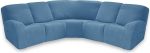JHOMHF Non-Slip 5-Seater Sofa Cover Set with Covers for Corner Chair, Stretch Sofa Covers for Extension Sofas, Includes Single Seat Cover (Colour 11.7 Pack)