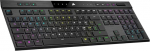 Corsair K100 AIR traadita RGB mehaaniline m&auml;nguklaviatuur Ultra Thin - Slipstream Wireless v&auml;hem kui 1ms, Bluetooth, l&uuml;liti Cherry MX Ultra Low Profile - Layout IT, QWERTY - must