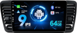 9-tolline IPS Android 15 autoraadio Subaru Outback Legacy 2004-2009 [2G + 64G] tagumise vaate kaamera toetus Carplay/GPS/WLAN/BT5.0/SWC/DAB/RDS/FM