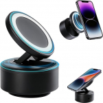 OFFCURVE Magnetiline mobiiltelefoni hoidja auto koos vaakumiga, MagSafe auto mobiiltelefoni hoidja 360&deg; p&ouml;&ouml;ratav ja kokkupandav MagSafe iPhone 17/16/15/14/13/12 ja Android, armatuurlaud/tuuliklaasile