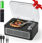 Gueray kaasaskantav CD-m&auml;ngija Bluetooth CD-m&auml;ngija koos k&otilde;larite ja raadio ning kaugjuhtimispuldiga toetab USB/AUX taasesitust k&otilde;rvaklappide pesa eebenpuust