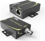 IP Extender Kit &uuml;le koaksiaalkaabli kuni 6560 ft (2000 m) EOC Converter Ethernet Extender Set IP turvakaamerate jaoks.