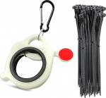 1 x kaablisidemed koos 100 tk 8 "musta kaablisidemega, 50lb t&otilde;mbetugevus raskev&otilde;itu