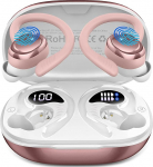 Bluetooth 5.4 k&otilde;rvaklapid Sport, 2026 k&otilde;rvaklappide traadita Bluetooth 6D Stereo/4 ENC mikrofoniga, 50H m&uuml;ravastased k&otilde;rvaklapid, k&otilde;rvaklappidega spordik&otilde;rvaklapid, IP7 veekindlad k&otilde;rvaklapid