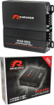Renegade 1 v&otilde;imendi RXA550 RXA 550 2-kanaliline stereoklass 2 x 135 Watt RMS 550 Watt Max bassiv&otilde;imendusega auto, 1 tk.