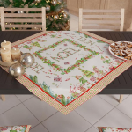 PETTI Artigiani Italiani - j&otilde;ululaudade jooksja, lauajooksja j&otilde;uludeks, lauajooksja 90 x 90 cm, lauajooksja Noel, 100% made in Itay