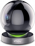 Imou Indoor Surveillance Camera, WLAN IP Camera, 360&deg; Motion Tracking & Person Detection, Night Vision, 10 m, Alexa Compatible, 4MP Resolution, 2-Way Audio, 2.4GHZ, Rex 4MP