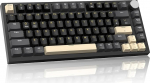 LexonElec x Attack Shark K85 Magnetic Switch mehaaniline klaviatuur, Rapid Trigger, Cloud Driver, Lightsync RGB taustavalgustus, QWERTY TKL 82 klahvi Wired Gasket 75% Gaming Keyboard with Button for Win/Mac Black