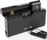 3-Kanal-Ladeger&auml;t Und NP-BX1 Akku, 2er-Pack 1600mAh Batterien f&uuml;r Sony NP-BX1/M8, ZV-1, ZV-1 II, Cyber-Shot DSC-HX80, HX90V, HX95, HX99, RX1, RX1R II, RX100 (II/III/IV/V/VA/VI/VII)