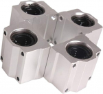 4tk lineaarsed laagri slaidid, mudel SCS20UU, pikkus 20mm, kasutatakse peamiselt CNC osade, 3D-printeri osade, t&auml;ppispingi t&ouml;&ouml;riistade jaoks