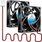 WINSINN DC 70 mm ventilaator 24 V 7015 Topelt kuullaager 24 Volt harjadeta jahutus 70 x 15 mm 2 Pin (2 tk)