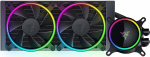 Razer Hanbo Chroma (240mm) - All In One aRGB Chroma vedelikjahuti (Ultimate AIO disain, vaiksed, v&otilde;imsad aRGB ventilaatorid, vaikne ja t&otilde;hus vedelikjahutus, PWM tugi) Chroma