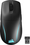 Corsair M75 traadita RGB kergekaaluline FPS m&auml;nguhiir - 26 000 DPI - vahetatavad k&uuml;lgmised nupud - iCUE &uuml;hilduv - PC - must