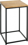 HAKU K&uuml;ljelaud Massiivne tammepuust metallist must kohvilaud Diivanilaud M&otilde;&otilde;dud: B 35 x K 60 x S 35 cm Stiil: Moodne