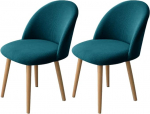 Komplekt 2 Stretchy tooli katted s&ouml;&ouml;gitoa toolidele, kumer seljatugi, kaasaegne aktsent tool, Slipcovers, pestav tooli kaitsja, ilma k&auml;etoed elutuba, k&ouml;&ouml;k, hotell (Peacock)
