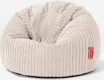 Lounge Pug - Cord - Laste Bean Bag - Laste klassikaline Bean Bag tugitool - kreemikas