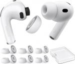 AhaStyle k&otilde;rvaklapid AirPods Pro 3 (2025) m&uuml;rav&auml;hendusega auguga【Sobib laadimiskohvriga】6 paari silikoonist k&otilde;rvaklappide asendusotsikuid AirPods Pro 3. p&otilde;lvkonna jaoks, koos kaasaskantava hoiukarbiga