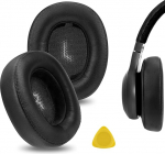 Geekria QuickFit asendusvalgu nahast k&otilde;rvapadjad JBL E55BT k&otilde;rvaklappidele k&otilde;rvapadjad k&otilde;rvakomplektide k&otilde;rvapadjad remonditarvikud (must)