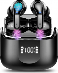 Ordtop Bluetooth Kopfh&ouml;rer, Uus Stereo-Bass 3.0 Kopfh&ouml;rer Kabellos Bluetooth 5.4, 50Std ENC m&uuml;ravastased juhtmevabad k&otilde;rvaklapid