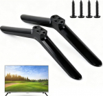 2 St&uuml;ck TV-F&uuml;&szlig;e Ersatz, Universal-TV-St&auml;nder-Basisf&uuml;&szlig;e f&uuml;r Fernseher, Universal-TV-Basisbeine f&uuml;r die meisten Flachbildschirme mit 61 cm, 81 cm, 40, 49, 50, 55 Zoll, toetab LCD-/LED