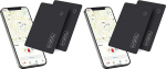 Reyke Slim Wallet Tracker Card, laetav rahakoti otsija, mis &uuml;hildub Apple Find My (ainult iOS), eseme otsija pagasim&auml;rkide, telefonide ja passide jaoks (2 tk)