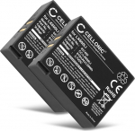 CELLONIC, aku peakomplekti jaoks, mis &uuml;hildub Eartec Ultralite, HUB, Hub s&uuml;steemidega (810 mAh, 3,7 V) 2 x asendusaku LX600LI