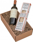 The Wine Guys ahvatlev Itaalia kinkekomplekt I Castelli Merlot & Grissini Mix