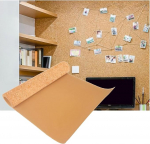 Self Adhesive Cork Board Roll 8mm Thick Large Cork Board Roll for Bulletin Boards Wall Decorations DIY Frameless Cork Tiles for Home Office School Cut to Size Cork Board