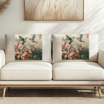 Diivan Slipcovers peatugede jaoks, 2 komplekt, Vintage Flower Kolibri Prindi Peatugede kate Recliner M&ouml;&ouml;bli tolmukindel kate