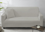 BIANCHERIAWEB Diivanikate plekikindel elastne poolsaar Plain Perfect mudel 2+3 helehall