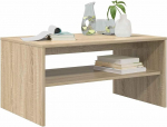 vidaXL Sonoma tammepuust kohvilaud, 80 x 50 x 40 cm, puitmaterjal, stiilne kohvilaud, ristk&uuml;likukujuline disain, vastupidav elutoa aksessuaar, funktsionaalne sisekujundus